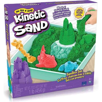 Image 1 of Spin Master Set Kinetic Sand Sandbox Green (20143455)