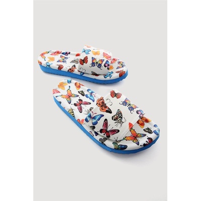 Moda Trend Дамски плажни чехли - Многоцветни #331055 (331055_Многоцветен)