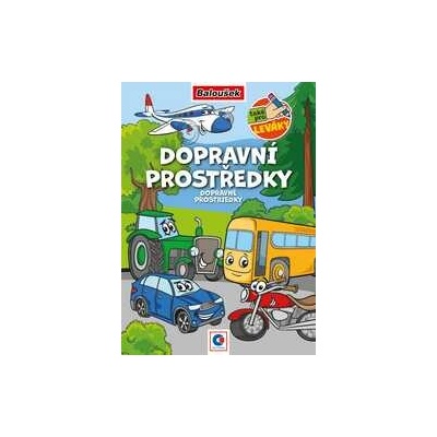 Omaľovánka A5 Dopravné prostriedky