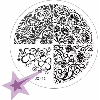 Starnails Razítkovací destička JQ19 Ornamenty