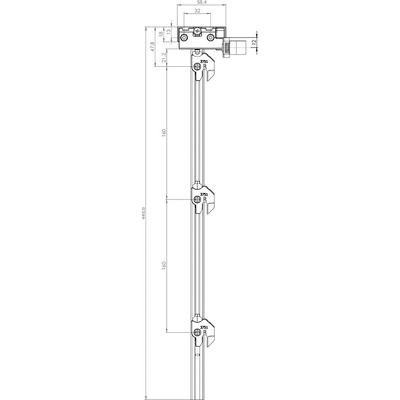 Lehmann Tyč SVS Elevon TYP 6 0+3 výška 483 mm