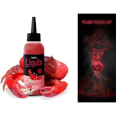 Delphin Fluo Dip D SNAX LiquiX Krab Krill Dip 100 ml – Zboží Dáma