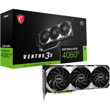 MSI GeForce RTX 4060 Ti VENTUS 3X OC 16GB GDDR6X 128bit (V517-069)