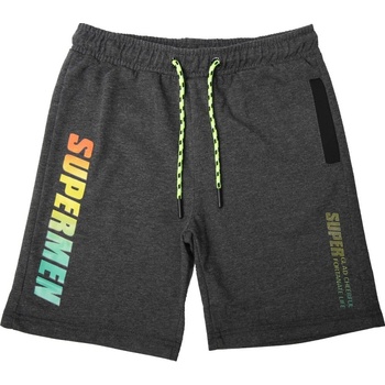 Wolf chlapecké šortky tm.šedý melír T2233B