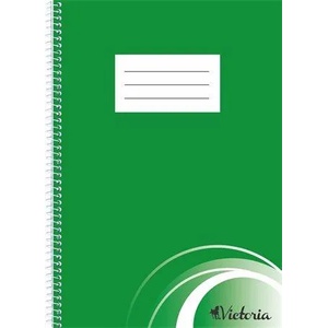 Victoria Спирална тетрадка, a4, обикновена, 70 листа, victoria paper isvfs70s/708000000cwg (isvfs70s/7080000cwg)