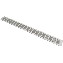 Metgal Ventilační mřížka 800x80 chrom mat KR445