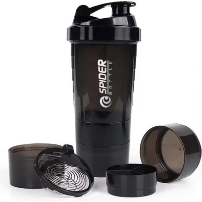 Livefy šejker Twist 500ml, čierny