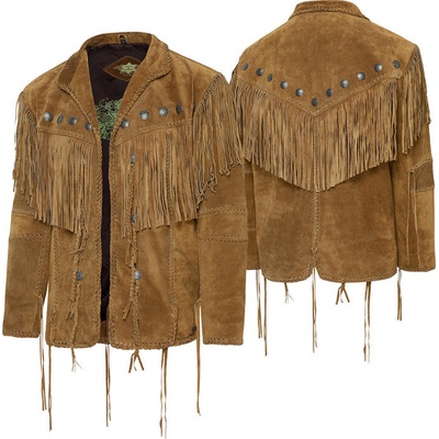 Stars & Stripes Bunda kožená Hombre pánská hnědá – Hledejceny.cz