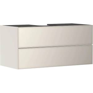 Hansgrohe Xevolos E - Шкафче за умивалник 118x56x55 см, 2 чекмеджета, матово бежово/металично бежово 54194790 (54194790)