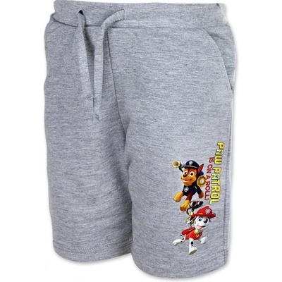 Setino chlapčenské kraťasy Tlapková patrola Paw Patrol sv. šedé