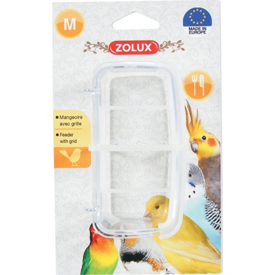 Zolux Kŕmidlo plast s deliacej mriežkou 10 cm