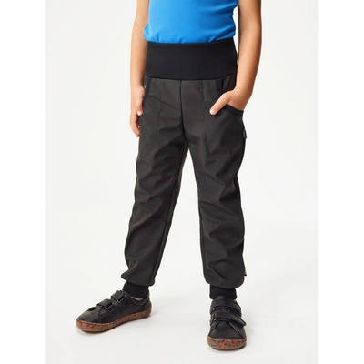 Street Dětské softshellové kalhoty bez zateplení Černá – Zboží Mobilmania