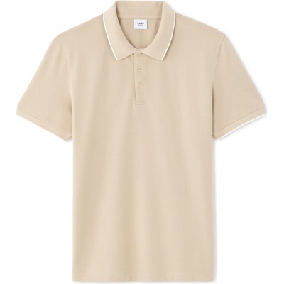 Celio polo tričko Letaim krémová Celio 3596656576060