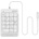 AWESTERN_DIGITALtech Цифрова клавиатура A4tech FK13P, Бял (A4-KEY-FK-13P-WHITE)