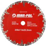 MAR-POL Диамантен диск RED 230x7, 5x22, 2 мм 14222 (M08736)