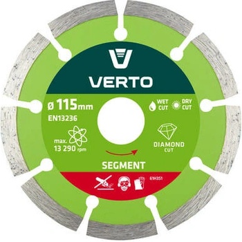 Diy 125 Segmentový Diamantový kotúč 60125000