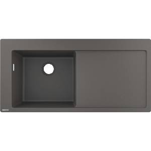 Hansgrohe - Вградена гранитна мивка S5110-F45, каменно сиво 43330290 (43330290) Мивка за вграждане