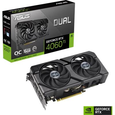 ASUS GeForce RTX 4060 Ti Dual OC EVO 16GB GDDR6 (DUAL-RTX4060TI-O16G-EVO/90YV0JH8-M0NAOO)