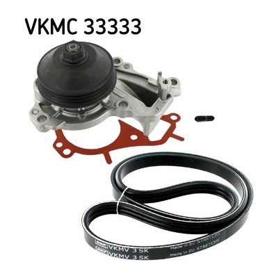 Vodní pumpa + klínový žebrový řemen SKF VKMC 33333 (VKMC33333)
