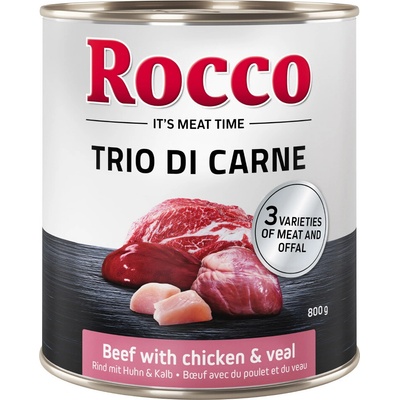 Rocco Classic Trio di Carne hovädzie kuracie a teľacie 24 x 800 g