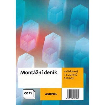 Asopol 110651 Montážní deník 1+2 velký