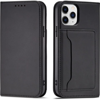 HQWear Калъф с отделение за карти Magnet Card Case за iPhone 12 Pro, черен (KXG0031258)