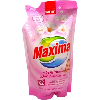 Sano maxima омекотител плик 1000мл, Sensitive