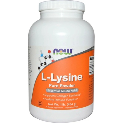 Now Foods Now L-Lysine L-lysin prášek 454 g