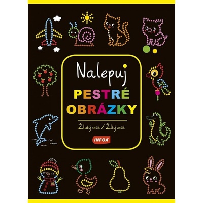 Nalepuj pestré obrázky zelený sešit zelený zošit