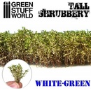 Dekorace Green Stuff World Tall Shrubbery: White Green