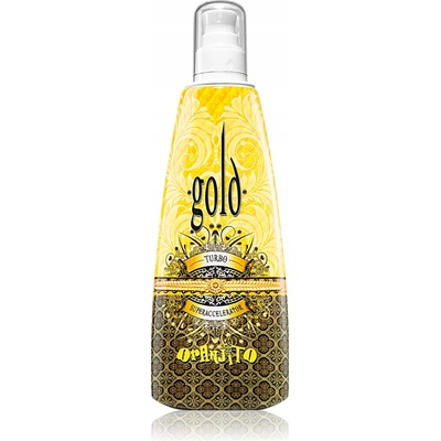 Oranjito Max. Effect Gold Turbo opaľovacie mlieko do solária pre urýchlenie opálenia 250 ml