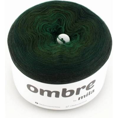 MILA OMBRE MERINO 1200m/3nitka MM14 - MISS GREEN