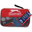 stolný tenis 2 rakety + 3 loptičky v taške 26x17cm