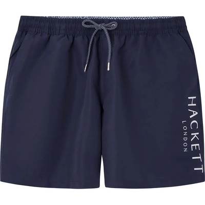 Hackett Бански гащета Hackett Solid swimming shorts - Blue (Navy)