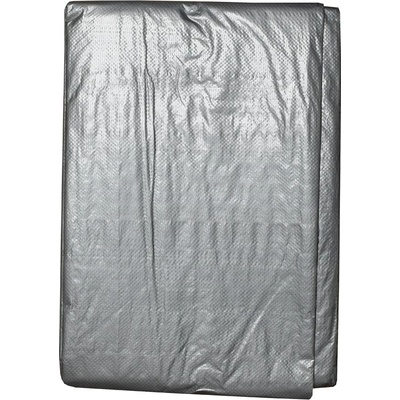 Magg plachta krycia s kovovými okami 3x4m 100g/m2 strieborná 600356