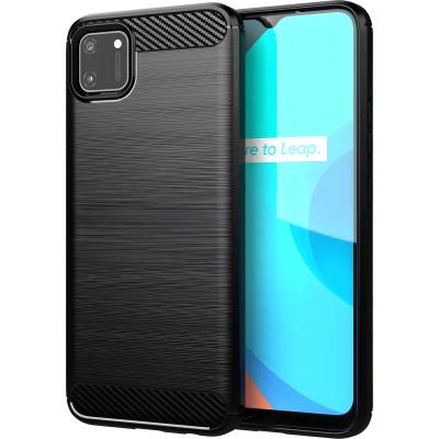 realme Carbon Shield TPU калъф за Realme C11 - Черен KP29569