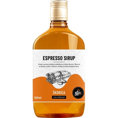 ManuCafe ESPRESSO SIRUP ŠKORICA - 500 ml