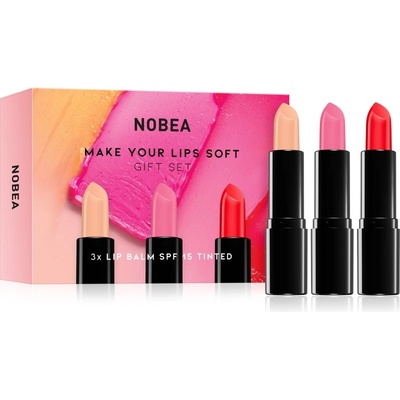 NOBEA Beauty Pleasure NOBEA Make Your Lips Soft Gift Set комплект за устни подаръчно издание