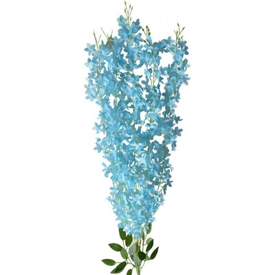 Dekorácia previsnutá kvetina s modrými kvetmi - 6*6*80 cm - Clayre & Eef