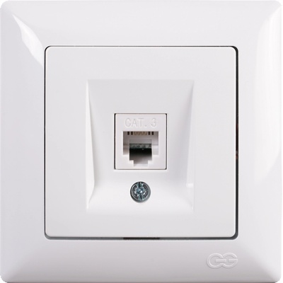 Günsan Visage ТЕЛЕФОНЕН КОНТАКТ rj11 БЯЛ (m042012)