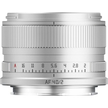 TTArtisan AF 40mm F2 L Silver