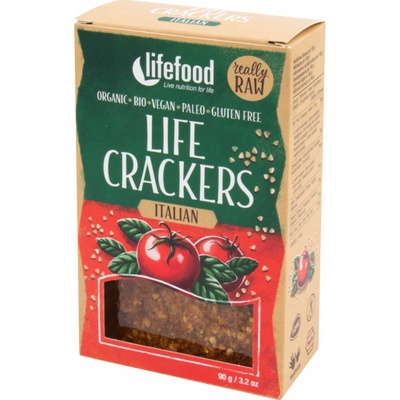 LifeFood Life Crackers talianské BIO 90 g
