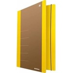 DONAU Briefcase with elastic band A4 yellow DONAU