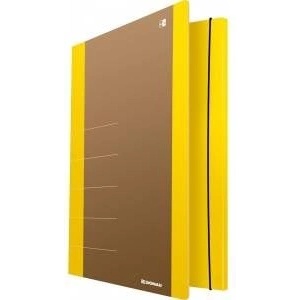 DONAU Briefcase with elastic band A4 yellow DONAU