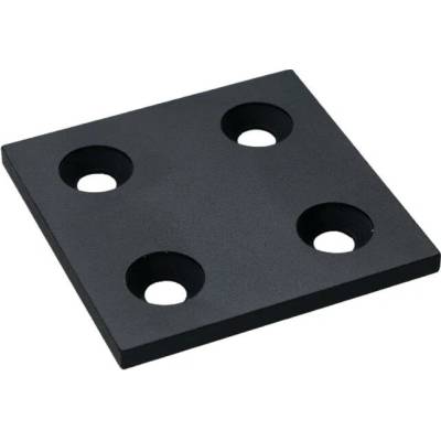 Hliníková krytka pro profil 70x70mm, struktura RAL7016