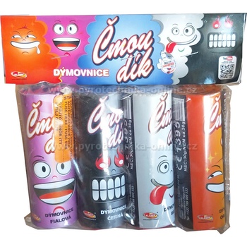 Čmoudík New Color, 4 barvy dýmu