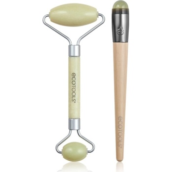 EcoTools Jade Duo masážní váleček na obličej a masážní pomůcka na oční okolí 1 ks