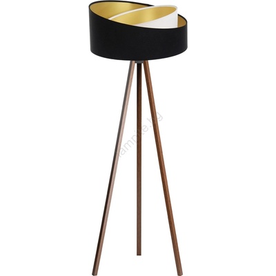 BPS Koncept Подова лампа GALAXY 1xE27/60W/230V черна/wenge (BS0488)