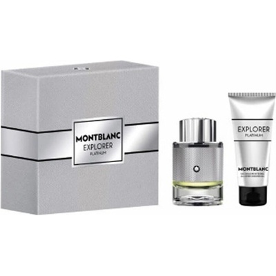 Mont Blanc Explorer Platinum Подаръчен комплект за мъже Размер EDP 60 ml + 100 ml душ гел