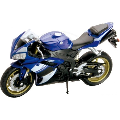 Welly Motocykl Yamaha YZF R1 model modrá 1:10